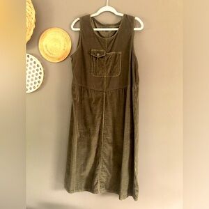HSZ Studio corduroy Vintage overall dress